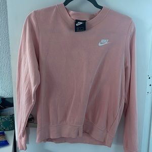 pink nike womens sweatshirt